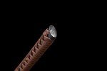 BOHIHYU Samurai Katana Sword - Handmade Japanese Katana with 1060/1095/Damascus/T10 Steel, Alloy Tsuba & Solid Wood Handle - Full Tang Sharp Blade for Martial Arts, Collection, Display