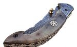 FNA-32 Custom Damascus Steel Folding Knife