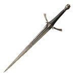 The Hobbit Morgul Dagger Blade Of The Nazgul | Stainless Steel Blade | Leather-Wrapped Grip | Solid Metal Hilt | Includes Wooden Wall Display | Certificate Of Authenticity