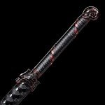 BJDJ Katana Sword Samurai Real Metal Samurai Samurai Real Yuan Quantang Samurai Samurai Hand-Polished Sharp and Domineering Tiger Head Handle