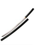 Handmade Japanese Shirasaya Samurai Katana Sharp Sword High Carbon Steel Blade (High Carbon Steel, Black)