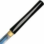 Handmade Japanese Shirasaya Samurai Katana Sharp Sword High Carbon Steel Blade (High Carbon Steel, Black)