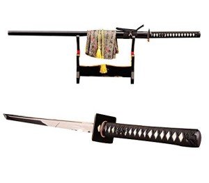 Lyuesword Japanese Full Tang Ninja Sword Battle Ready 1095 High Carbon Steel Ninja Sword Very Sharp Blade