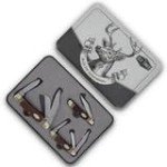 Old Timer Schrade 3-Folder Combo with Saw Cut Handles & Gift Tin