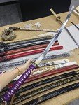 ANATAK Handmade Katana Sword,Japanese Samurai Sword by 1060 Carbon Steel/Damascus Folded Steel/T10 Steel Carbon Steel Clay Tempered,Full Tang,40.5-Inch (Silver Fish-T10)