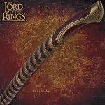 United Cutlery Lord of The Rings High Elven Warrior Sword Replica | Officially Licensed | Silkscreen Wooden Display Plaque | Certificate of Authenticity | 49 3/4" Overall Length