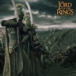 United Cutlery Lord of The Rings High Elven Warrior Sword Replica | Officially Licensed | Silkscreen Wooden Display Plaque | Certificate of Authenticity | 49 3/4" Overall Length