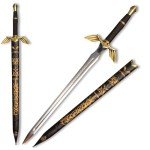 Master Swords Real Metal Cosplay Swords-Black