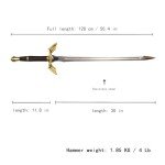 Master Swords Real Metal Cosplay Swords-Black