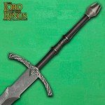 United Cutlery Lord of The Rings Witch King Sword | Officially Licensed Replica & Collectible | Tempered Stainless Steel Blade | Genuine Leather Wrapped Handle | LOTR