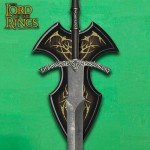 United Cutlery Lord of The Rings Witch King Sword | Officially Licensed Replica & Collectible | Tempered Stainless Steel Blade | Genuine Leather Wrapped Handle | LOTR