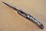 FNA-32 Custom Damascus Steel Folding Knife