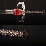 SV Handmade Cosplay Anime Sword,Sword of Omens, Eye of Thundera/Tygra 32 inch Medium Length