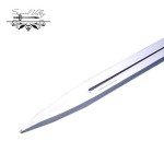 Sword Valley Dark Elf Excalibur - Golden/Silver 107 cm/42.13" - Stainless Steel Blade Hand Forged with Exquisite Details - Cosplay Props Anime Game All-Metal Sword - Suitable for Collection (Silver)