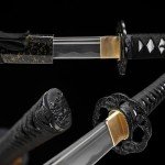 Wuton Real Katana Sword Sharp 40.55inch Samurai Sword Real Full Tang Authentic Japanese Sword Handforged 1060 High Carbon Steels Display Collection Gift