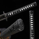 Wuton Real Katana Sword Sharp 40.55inch Samurai Sword Real Full Tang Authentic Japanese Sword Handforged 1060 High Carbon Steels Display Collection Gift