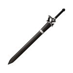 Sword Valley SAO Elucidator - 109 cm/42.9" - Blade Carving Rune Symbols - Carbon Steel Blade - Hand Forged with Exquisite Details - Cosplay Prop Anime Sword- Suitable for Collection