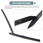 BJDJ Katana Sword high Toughness Polypropylene Performing Training (41") Black Katana Practice Scabbard Cosplay Aikido (Black)