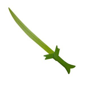 Fantasy PU Foam Sword for Cosplay Adventure Style Finn Foam Sword - Demon Blood Sword Red Grass Sword Green Scarlet Sword Cosplay Prop Collectible Gift for Halloween and Xmas (Grass Sword)