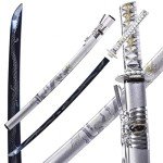 Kamaiwo-1045/1060 Clay Tempering high Carbon Steel Hademade Heat Tempered Full Handmade Hand Forged Japanese Katana Authentic，Full Tang,Functional,Practical Sharp