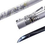 Kamaiwo-1045/1060 Clay Tempering high Carbon Steel Hademade Heat Tempered Full Handmade Hand Forged Japanese Katana Authentic，Full Tang,Functional,Practical Sharp