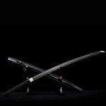 JIHPEN sword, Pure Handmade Samurai Sword, Spring Steel, 41.31.21 inches, Full Tang Sword Set, Sharp, Black Katana
