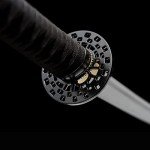 JIHPEN sword, Pure Handmade Samurai Sword, Spring Steel, 41.31.21 inches, Full Tang Sword Set, Sharp, Black Katana