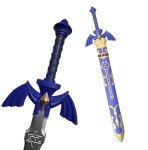 Blazing S. Legendary Master Sword Foam Material Sword Tears of Kingdom - Multiple Style - Cosplay, Halloween, Xmas Gifts (Tears of Kingdom 41" w/Scabbard)