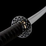 JIHPEN sword, Black Katana,Full Tang Samurai Sword,Sharp,Spring Steel Blade with Black Scabbard - 41inch Variety of Styles to Choose from