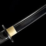 JIHPEN sword, Black Katana,Full Tang Samurai Sword,Sharp,Spring Steel Blade with Black Scabbard - 41inch Variety of Styles to Choose from