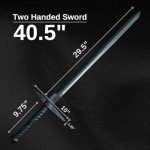 E-BOGU Polypropylene Two Hand Western Black Sword (40")