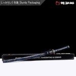 Dejiang Katana Real Samurai Sword, Handmade Japanese Swords Full Tang 1060 Carbon Steel, for Training, Collecting, Dojo, Lovers of Japanese Culture etc. Indigo Mistblade