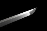 Lyuesword Handmade Full Tang Sharp Samurai Sword Katana Black Replica of Enter The Ninja Sword Real Battle Ready Ninjato (Black)