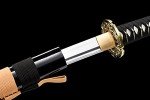 Traditional Heat/Clay Tempered Hand Forged | Real 1060/1095 T10 high Carbon Steel | Practical Authentic Japanese Samurai | Full Tang (Double Golden Dragon)