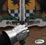 Hand Forged Rustic Broad Sword with Leather Handle