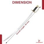 Armory Replicas™ - Commemorative Replica US Calvary Officer Saber - Forged Carbon Steel Decorative Collectible Engraved Civil War Sword w/Metal Scabbard