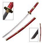 Sword fort Sword Zoro's 3 Piece Set Sword,Handmade Katana Japanese Anime Cosplay Sword, Roronoa Zoro Anime Swords, Kitetsu, Shusui, Wado Ichimonji