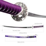 DGJY Sword-Samurai Katana Sword, Japanese Handmade, Practical, 1060 Carbon Steel, Full Tang,Tempered/Clay Tempered, Japanese Samurai Swords