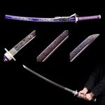 DGJY Sword-Samurai Katana Sword, Japanese Handmade, Practical, 1060 Carbon Steel, Full Tang,Tempered/Clay Tempered, Japanese Samurai Swords