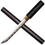 SV Hand Forged Mini Samurai Sword Katana Tanto Japanese Small Samurai Short Sword Full Tang Sharp 16.53 Inch Various Styles Available (Type G)
