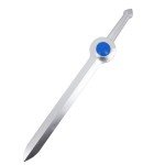 Fantasy PU Foam Sword for Cosplay Adventure Style Finn Foam Sword - Demon Blood Sword Red Grass Sword Green Scarlet Sword Cosplay Prop Collectible Gift for Halloween and Xmas (Scarlet Sword)