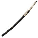 YONG XIN SWORD-Samurai Katana Sword, Japanese Handmade, Practical, 1045 Carbon Steel, Tempered/Clay Tempered, Full Tang, Sharp, Scabbard