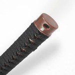 BJDJ Katana Sword high Toughness Polypropylene Performing Training (41") Black Katana Practice Scabbard Cosplay Aikido (Brown)