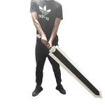 57 Inches Fantasy Dragon Slayer Berserk Guts Foam Sword Perfect for Anime Cosplay Costume Event Party and Collectible