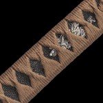 Real Samurai Sword Hand Forged with T10 Steel and Hamon，Black Katana Sword Full Tang Sharp Clay Tempering, 41-Inch