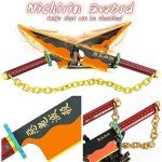 Kravkind 1478pcs, 82inch for Demon Slayer Sword Building Block Model, Samurai Sword Set with Scabbard and Stand, Best Gift for Anime Fans (Tengen Uzui Sword)