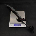 Skyrim Daedric Sword Demon Dagger 11.8" Metal Game Weapon Cosplay Prop Collectible Desktop Decoration Keychain BJDs
