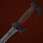 K Exclusive King Leonidas Spartan Warrior Sword | Authentic Replica | Heat Tempered Carbon Steel Blade | Traditionally Wrapped Handle | 33" Length
