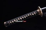 MURASAME Katana Sword Clay Tempered T10 Steel Real Sharp Nice Hamon Brass Tsuba Handmade