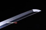 MURASAME Katana Sword Clay Tempered T10 Steel Real Sharp Nice Hamon Brass Tsuba Handmade